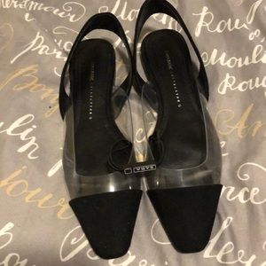Zara sling back flats